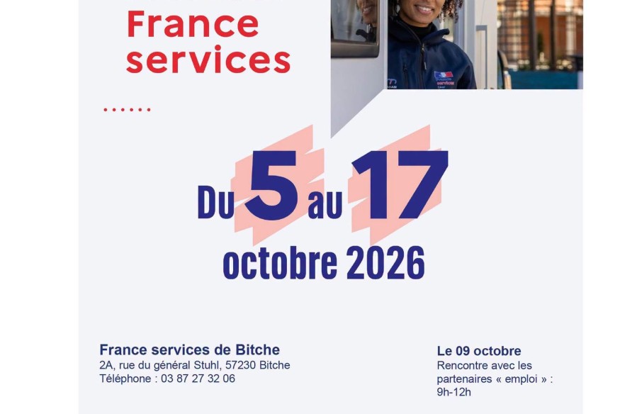 France Services : quatre rendez-vous proposés à Bitche en octobre